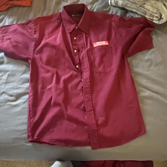 Lot of 7 total Dutton HVAC Repair Uniform Tops. Size medium. - Picture 1 of 2